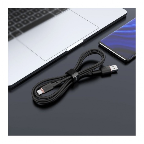 Кабель ACEFAST C2-04 USB-A to USB-C zinc alloy черный - фото 2