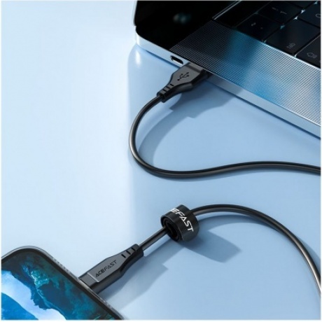 Кабель ACEFAST C3-02 USB-A to Lightning TPE черный - фото 4