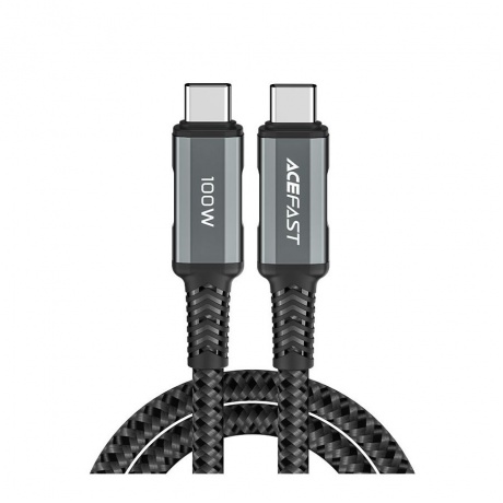 Кабель ACEFAST C4-03 USB-C to USB-C 100W черный - фото 3