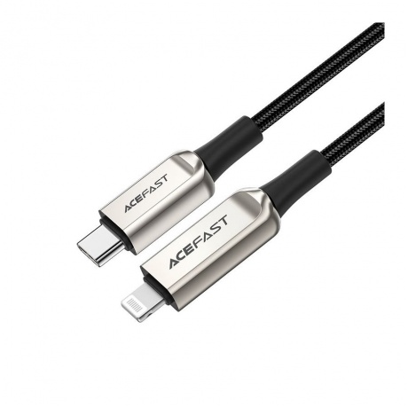 Кабель ACEFAST C6-01 USB-C to Lightning черный - фото 3