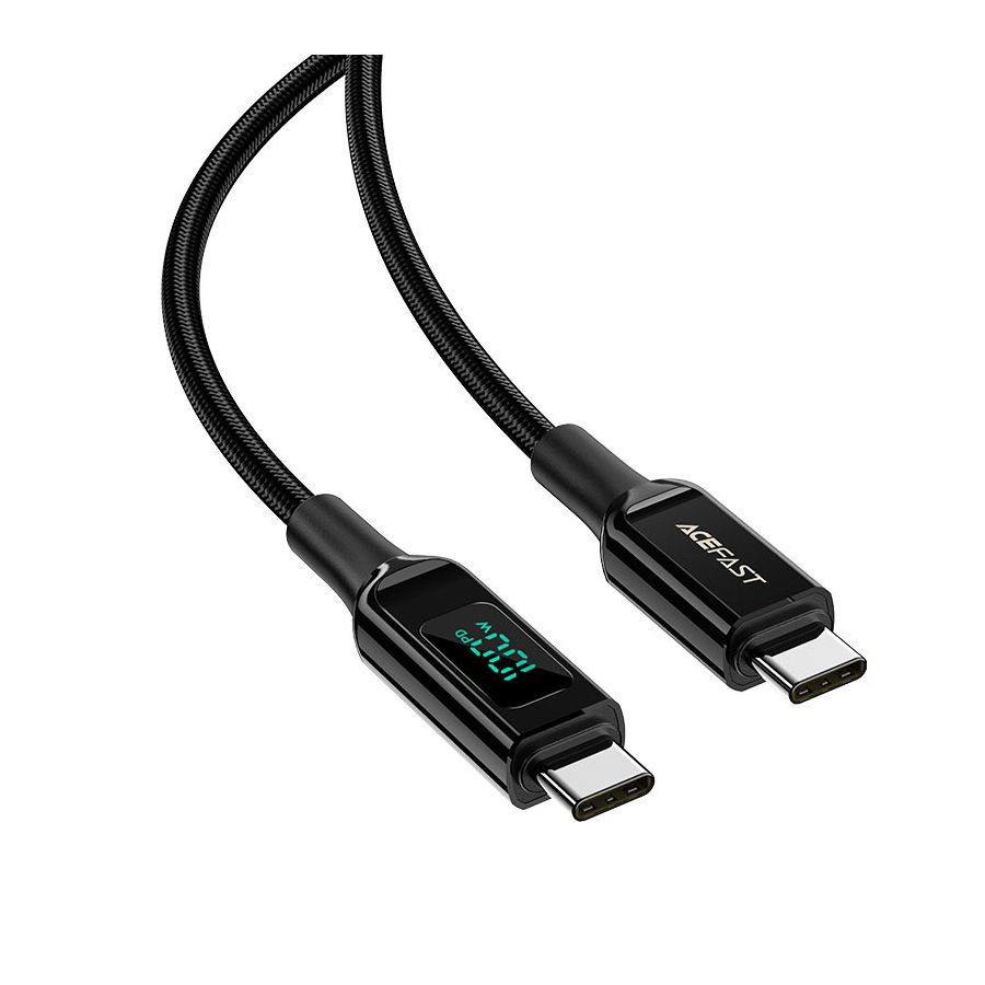 Кабель ACEFAST C6-03 USB-C to USB-C 100W черный цена и фото