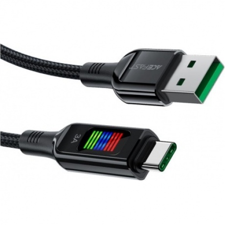 Кабель ACEFAST C7-04 USB-A to USB-C zinc alloy charging черный - фото 3