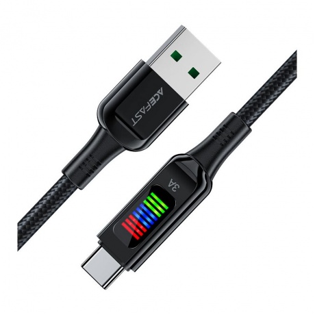 Кабель ACEFAST C7-04 USB-A to USB-C zinc alloy charging черный - фото 2
