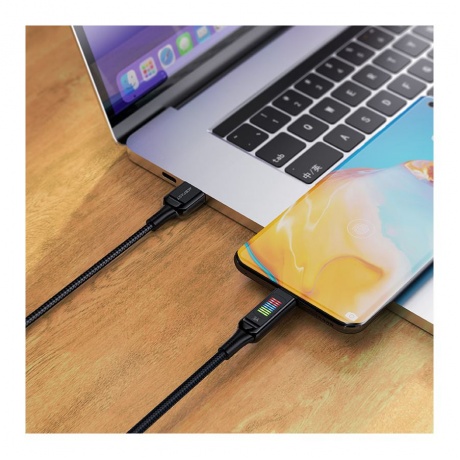 Кабель ACEFAST C7-04 USB-A to USB-C zinc alloy charging черный - фото 5