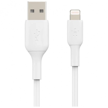 Кабель Belkin BoostCharge USB-A Braided Cable with Lightning Connector белый - фото 3