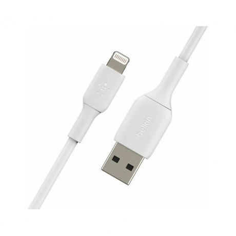 Кабель Belkin BoostCharge USB-A Braided Cable with Lightning Connector белый - фото 4