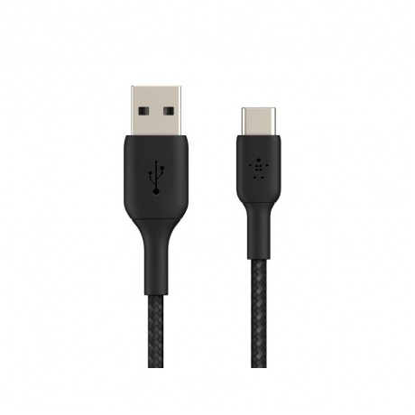 Кабель Belkin BoostCharge USB-A to USB-C Braided Cable. Длина: 2м. черный - фото 3