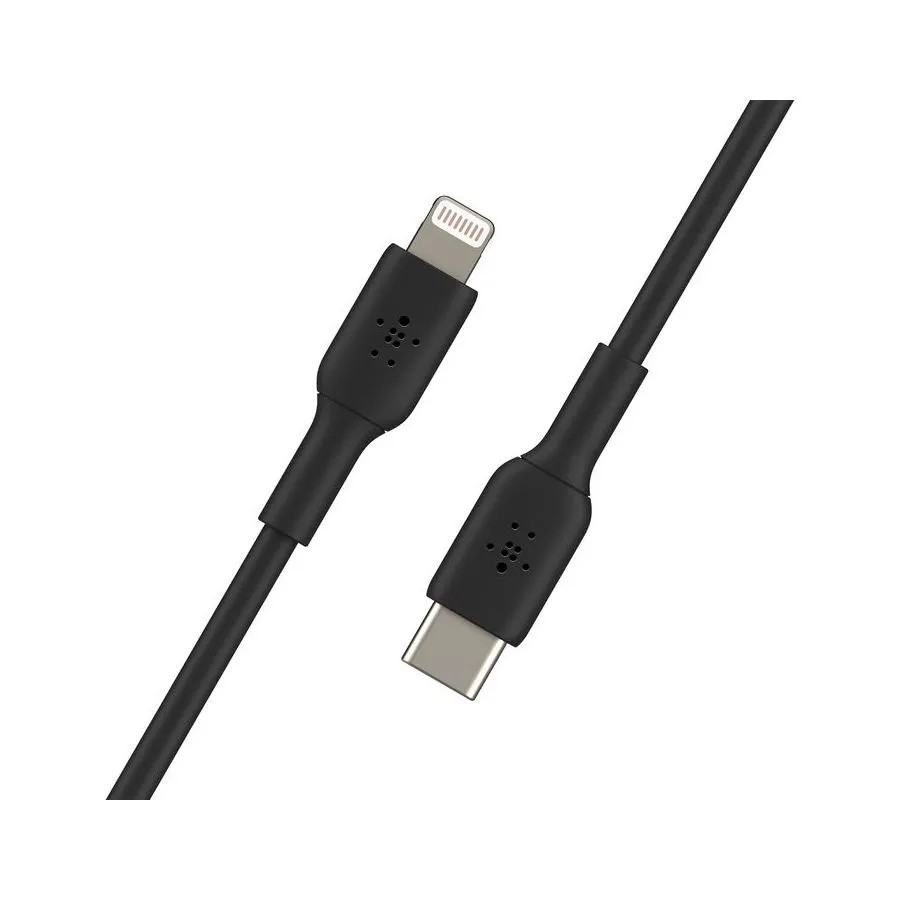 Кабель Belkin BoostCharge USB-C to Lightning Cable. Длина: 1м. черный - фото 2