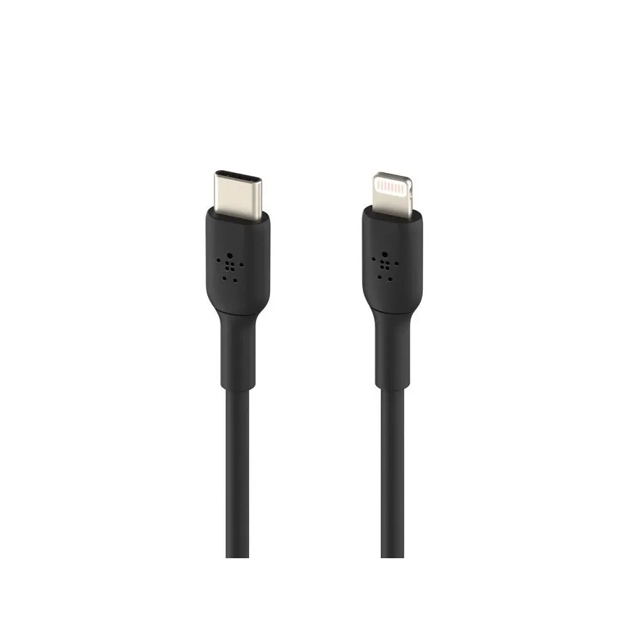 Кабель Belkin BoostCharge USB-C to Lightning Cable. Длина: 1м. черный - фото 1