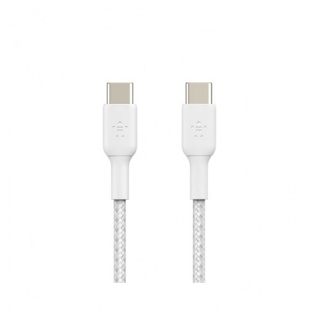 Кабель Belkin BoostCharge USB-C to USB-C Braided Cable. Длина: 1м. белый - фото 3