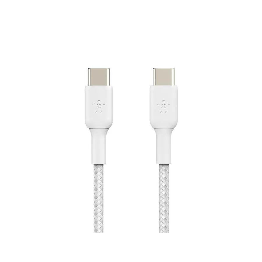 Кабель Belkin BoostCharge USB-C to USB-C Braided Cable. Длина: 1м. белый - фото 3