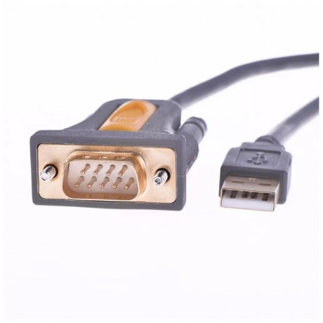 Кабель UGREEN CR104 (20210) USB 2.0 A To DB9 RS-232 Male серый - фото 5