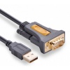Кабель UGREEN CR104 (20210) USB 2.0 A To DB9 RS-232 Male серый