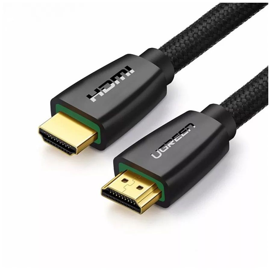 Кабель UGREEN HD118 (40409) HDMI Male To Male Cable With Braid черный книга жизни blu ray 3d 2d