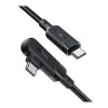 Кабель угловой ACEFAST C5-03 USB-C to USB-C 100W right angled че...