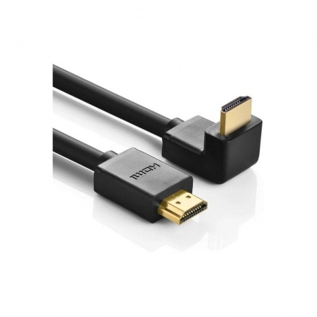 Кабель угловой UGREEN HD103 (10172) HDMI Male To Male черный - фото 1