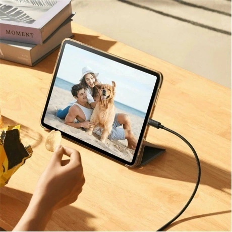 Кабель Baseus Tungsten Gold Type-C to Type-C 240W 2m Black (CAWJ040101) - фото 7