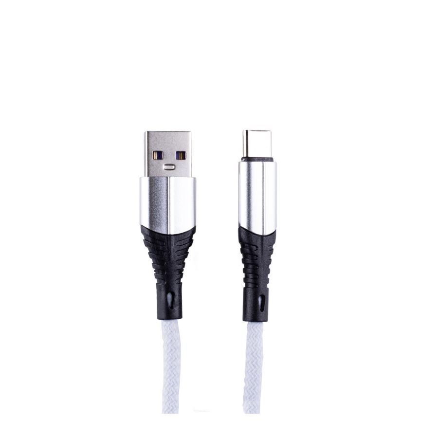 Кабель Zibelino USB-A - Type C 2m ZDNC-TYPEC-2M-WHT 2.1А белый кабель apple type c type c плетеный 240вт 2м белый парал импорт 1