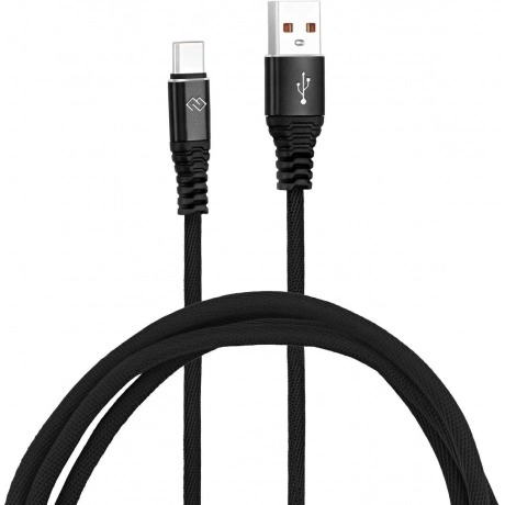 Кабель Digma DG-USBA-С-1M-27W USB (m)-USB Type-C (m) 1м черный - фото 4