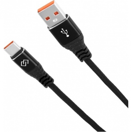 Кабель Digma DG-USBA-С-1M-27W USB (m)-USB Type-C (m) 1м черный - фото 8