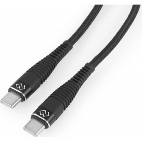Кабель Digma DG-USBС-C-1M-100W USB Type-C (m)-USB Type-C (m) 1м черный - фото 7