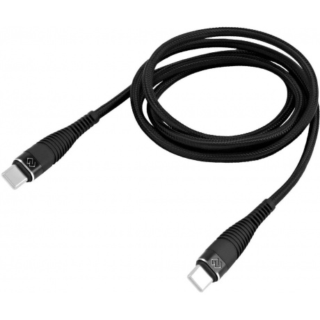 Кабель Digma DG-USBС-C-1M-100W USB Type-C (m)-USB Type-C (m) 1м черный - фото 1