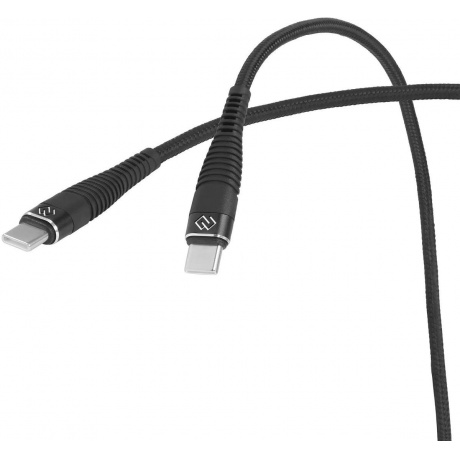 Кабель Digma DG-USBС-C-1M-100W USB Type-C (m)-USB Type-C (m) 1м черный - фото 10