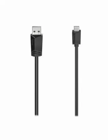 Кабель Hama 200631 USB A (m)-USB Type-C (m) 0.75м черный