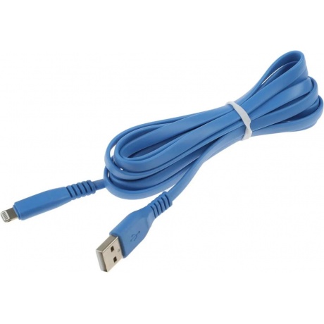 

Кабель Premier 6-703RL45 2.0BL USB-A-Lightning (m) 2м синий пакет