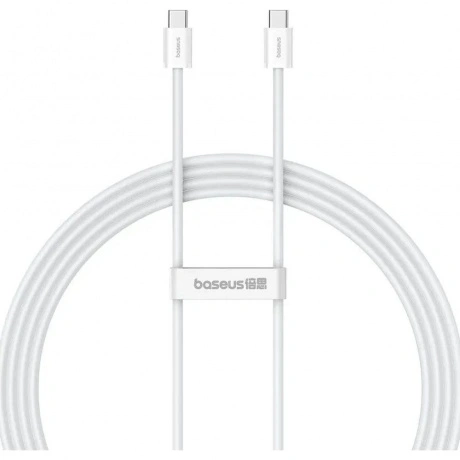 Кабель Baseus CB000064 Type-C/Type-C 1м Moon White (P10365200211...