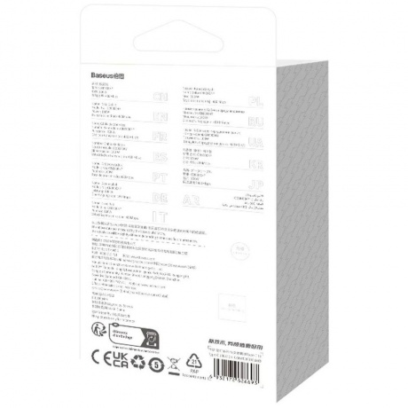 Кабель Baseus CoolPlay 100W 2м White (CAKW000302) - фото 7