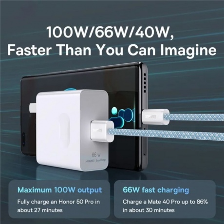 Кабель Baseus Dynamic 2m Blue (CALD000703) - фото 3