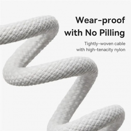 Кабель Baseus Dynamic 2m White (CALD000702) - фото 5