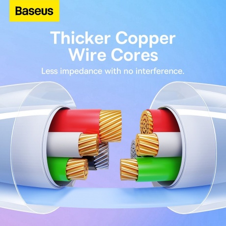 Кабель Baseus Explorer 1m White (CATS010002) - фото 18