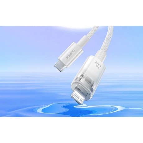 Кабель Baseus Explorer 1m White (CATS010202) - фото 9