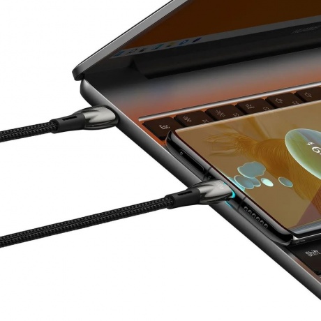 Кабель Baseus Glimmer 1m Black (CADH000701) - фото 6