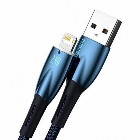 Кабель Baseus Glimmer 2m Blue (CADH000303) - фото 2