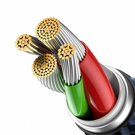 Кабель Baseus Glimmer 2m Blue (CADH000303) - фото 5