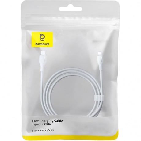 Кабель Baseus Pudding 2m Stellar White (P10355701221-01) - фото 7
