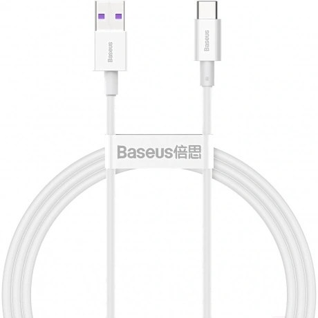 Кабель Baseus Type-C 2m White (CATYS-A02)