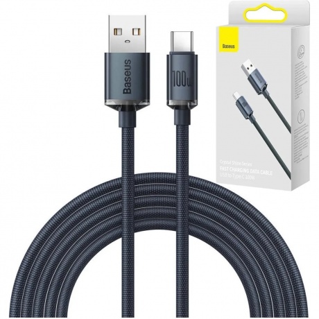 

Кабель Baseus Crystal Shine 2m Black (CAJY000501), Черный
