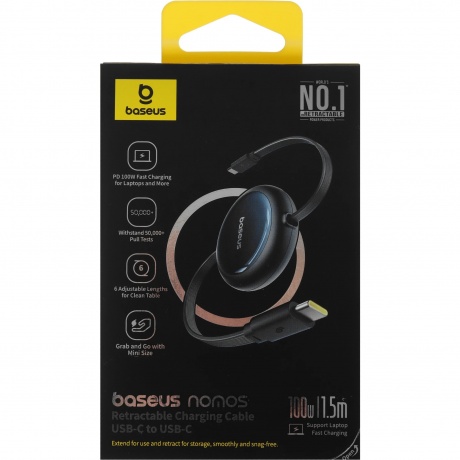 Кабель Baseus Nomos 1.5м Cosmic Black (P10370900123-00) - фото 8