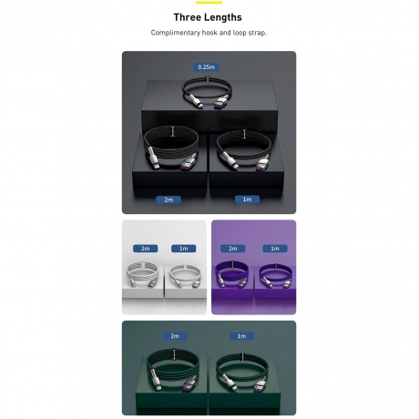 Кабель Baseus Cafule 1m White (CAKF000102) - фото 12