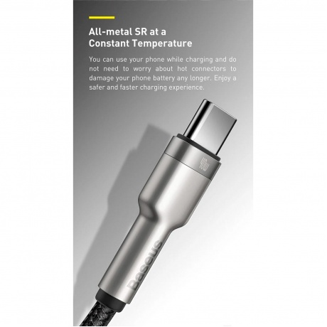 Кабель Baseus Cafule 1m White (CAKF000102) - фото 7