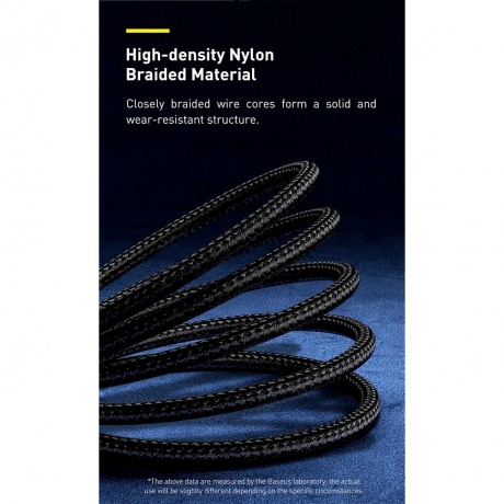 Кабель Baseus Cafule 1m White (CAKF000102) - фото 10