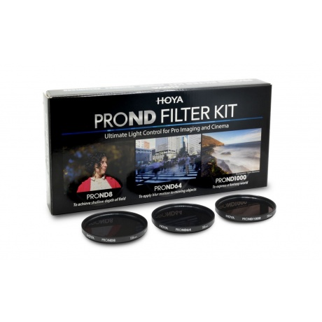 Набор фильтров Hoya Filter Kit Pro ND8/64/1000 67mm 97327 - фото 1