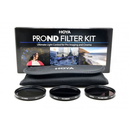Набор фильтров Hoya Filter Kit Pro 55.0MM PRO ND FILTER KIT 8/64/1000 - фото 2