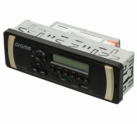 Автомагнитола Digma DCR-110G24 1DIN 4x45Вт