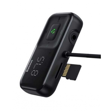 FM-трансмиттер Baseus T Typed S-16 Wireless MP3 Car Charger (CCTM-E01) Black - фото 2