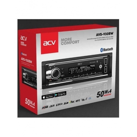 Автомагнитола ACV AVS-930BW 1DIN - фото 4
